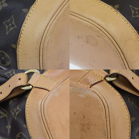 LOUIS VUITTON Montsouris MM Backpack Bag Monogram Leather Brown M51136 93ED626 - Picture 12 of 16